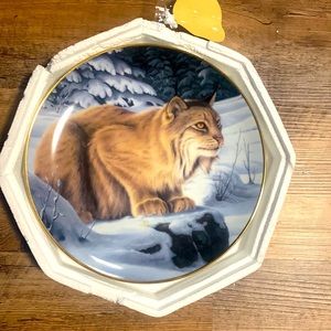 2 for $20 Franklin Mint Wildlife Federation Wild cat collection plate “1994”